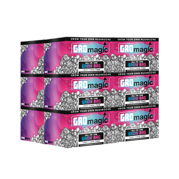 GroMagic Dung Loving Psilocybe Grow Bag - 12 Box Case