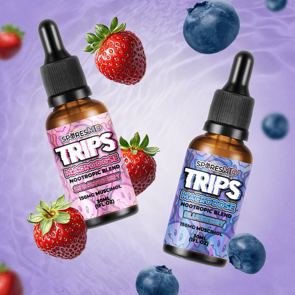 TRIPS_MACRODOSE TINCTURES_BOTH FLAVORS Trips Macrodose Muscimol Infused Tinctures 30ml