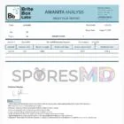 SporesMD Amanita Gummies Lab report