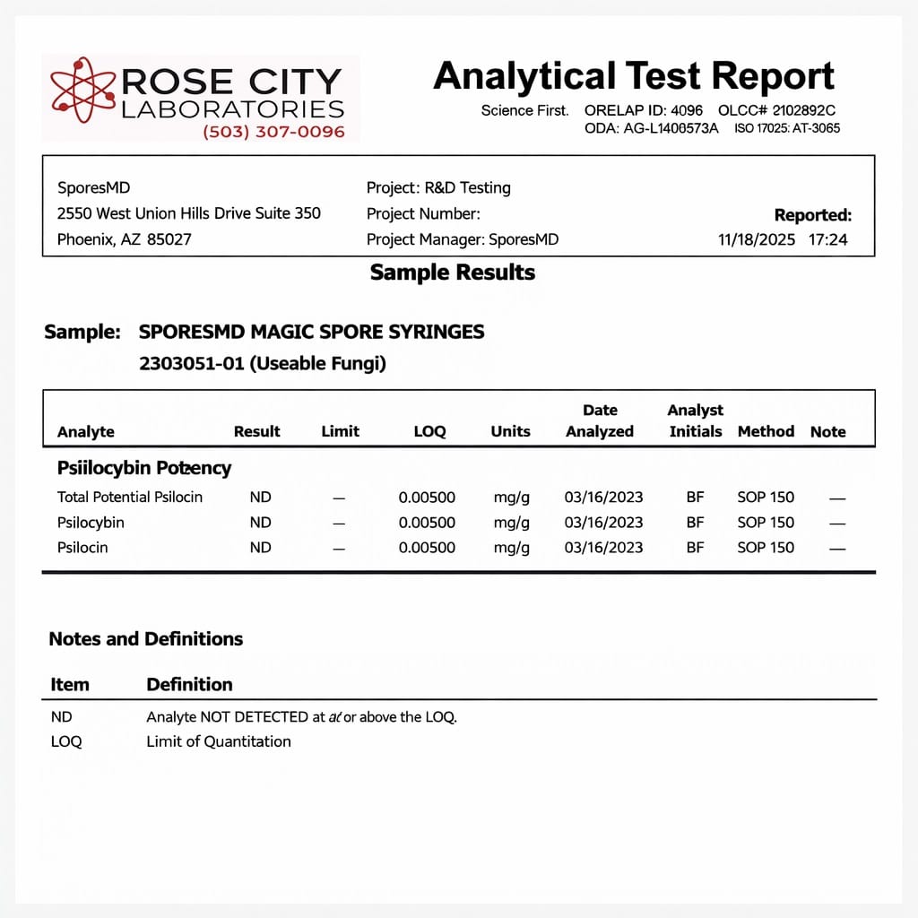 Microscopy Spores Syringes Lab Report