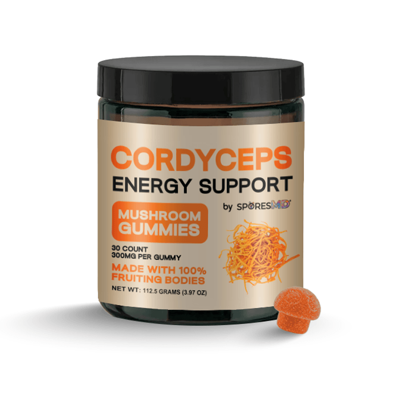 SMD_CORDYCEPS GUMMIES_JAR Cordyceps Energy Support Mushroom Gummies 30 counts