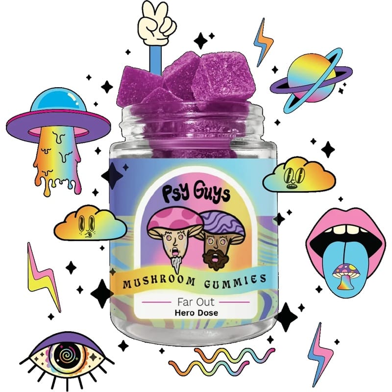 PsyGummies – Far Out Psy Guys Mushroom Gummies – Far Out