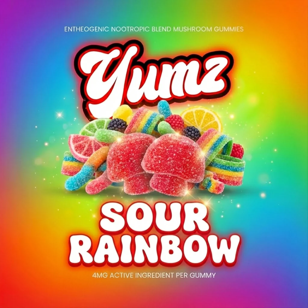 YUMZ Nootropic Gummies Sour Rainbow