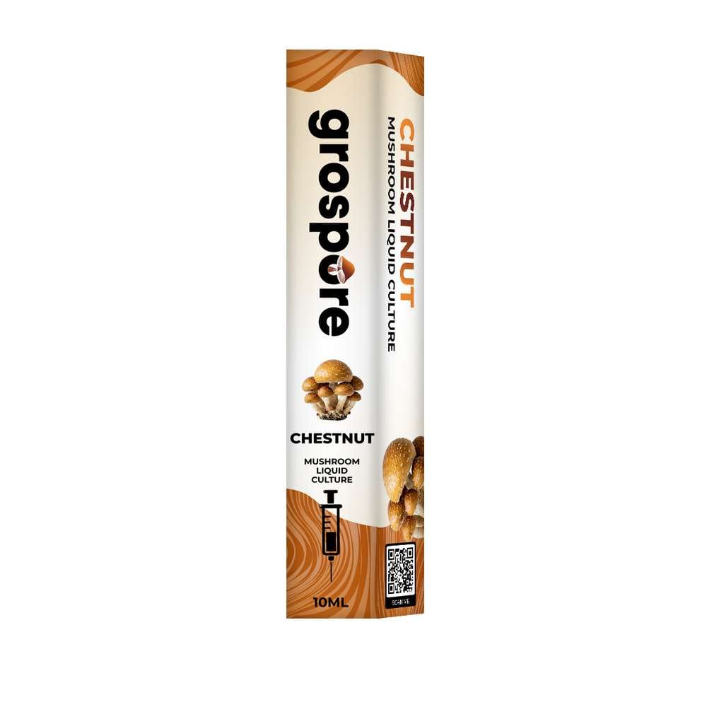 Grospore Chestnut Mushroom Liquid Culture Syringe