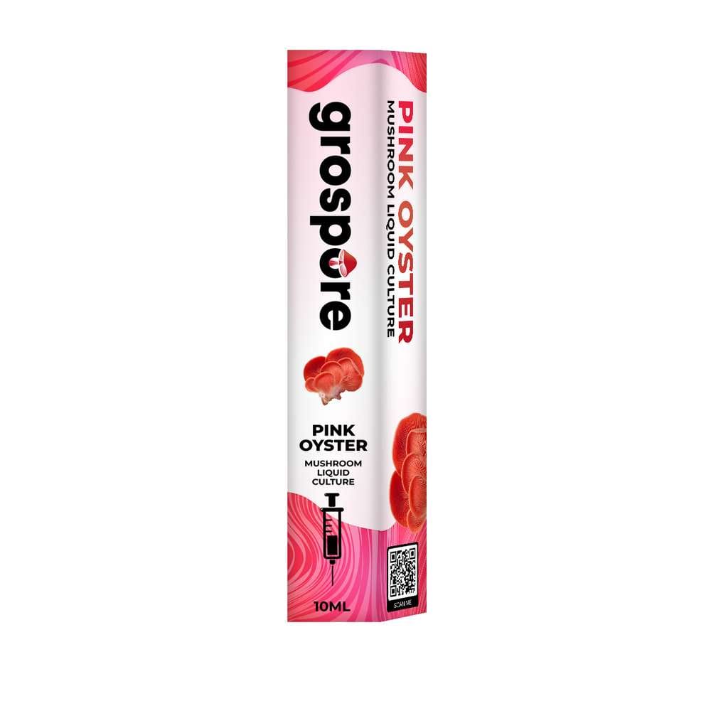 Grospore Pink Oyster Mushroom Liquid Culture Syringe
