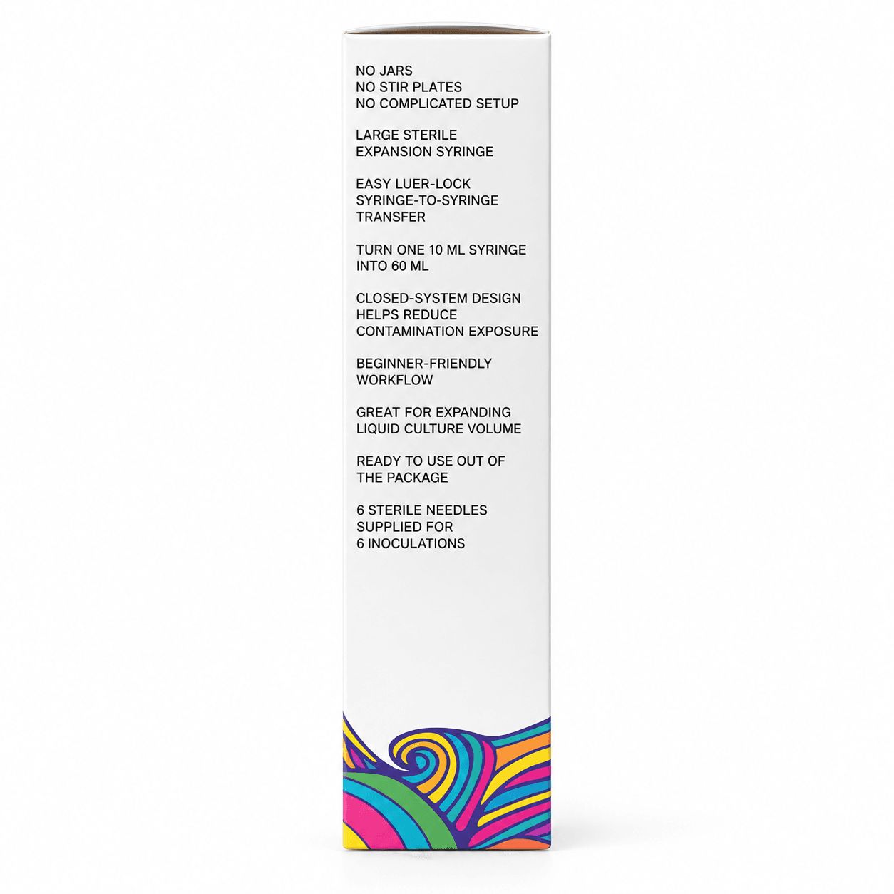 Spore Syringe Expander 6X — Expand 10mL Into 60mL - supplement facts